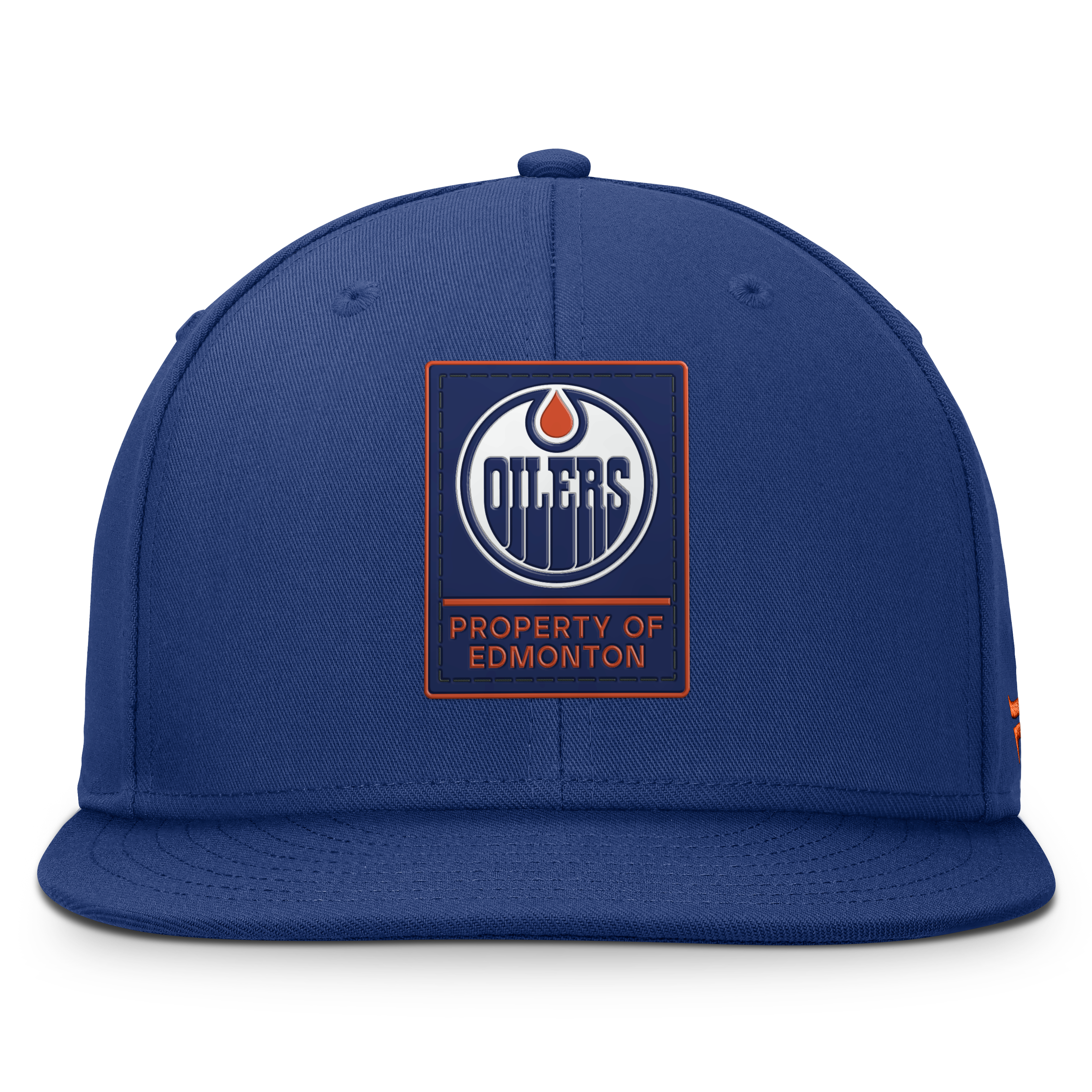 Men's Fanatics Royal Edmonton Oilers Authentic Pro Train Snapback Hat