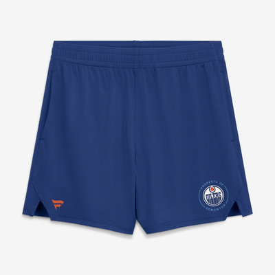 Men's Edmonton Oilers Fanatics Royal Authentic Pro Train Training Shorts