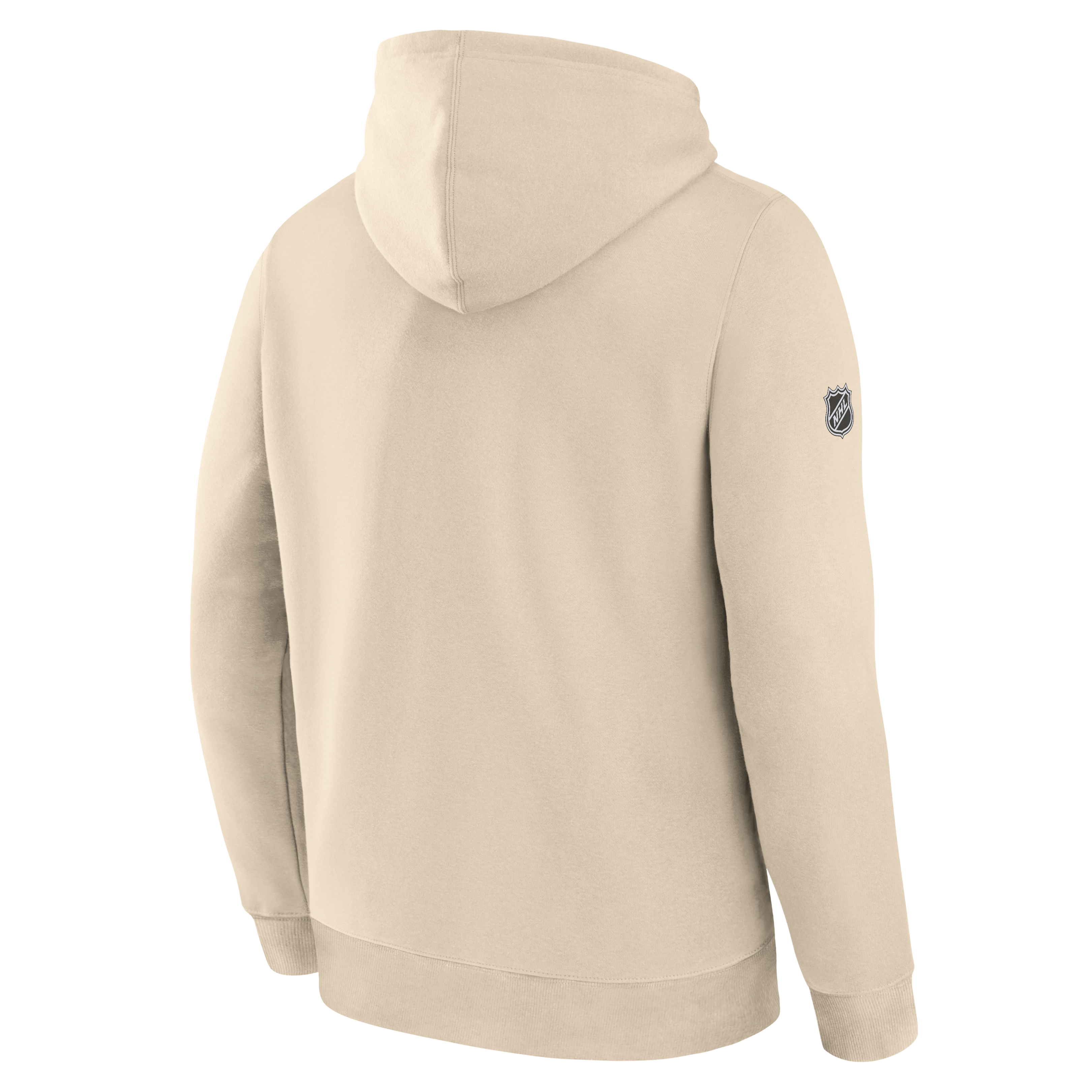 Men's Fanatics Tan Edmonton Oilers Primary Fleece Pullover Hoodie