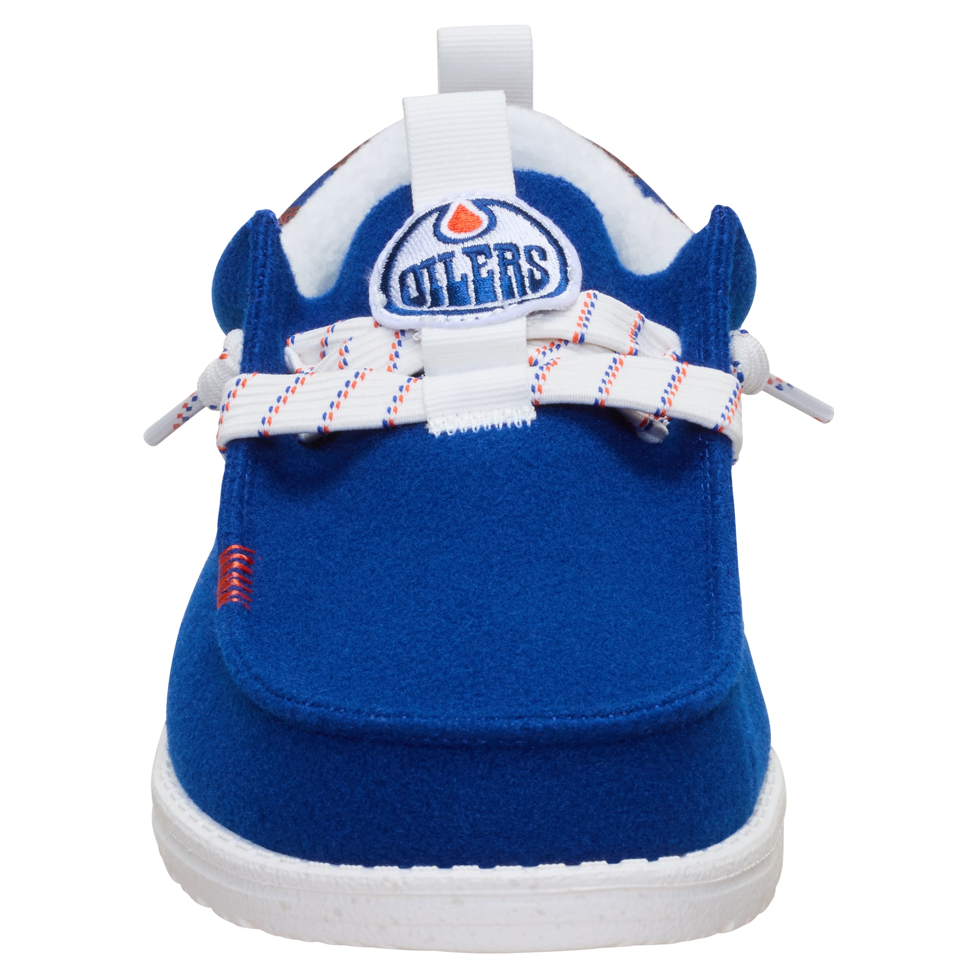 Chaussures décontractées à enfiler pour hommes Hey Dude Blue Edmonton Oilers Wally Funk