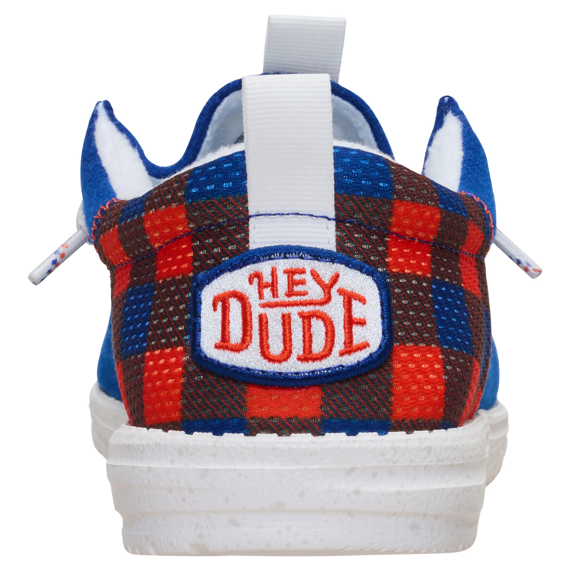 Chaussures décontractées à enfiler pour hommes Hey Dude Blue Edmonton Oilers Wally Funk