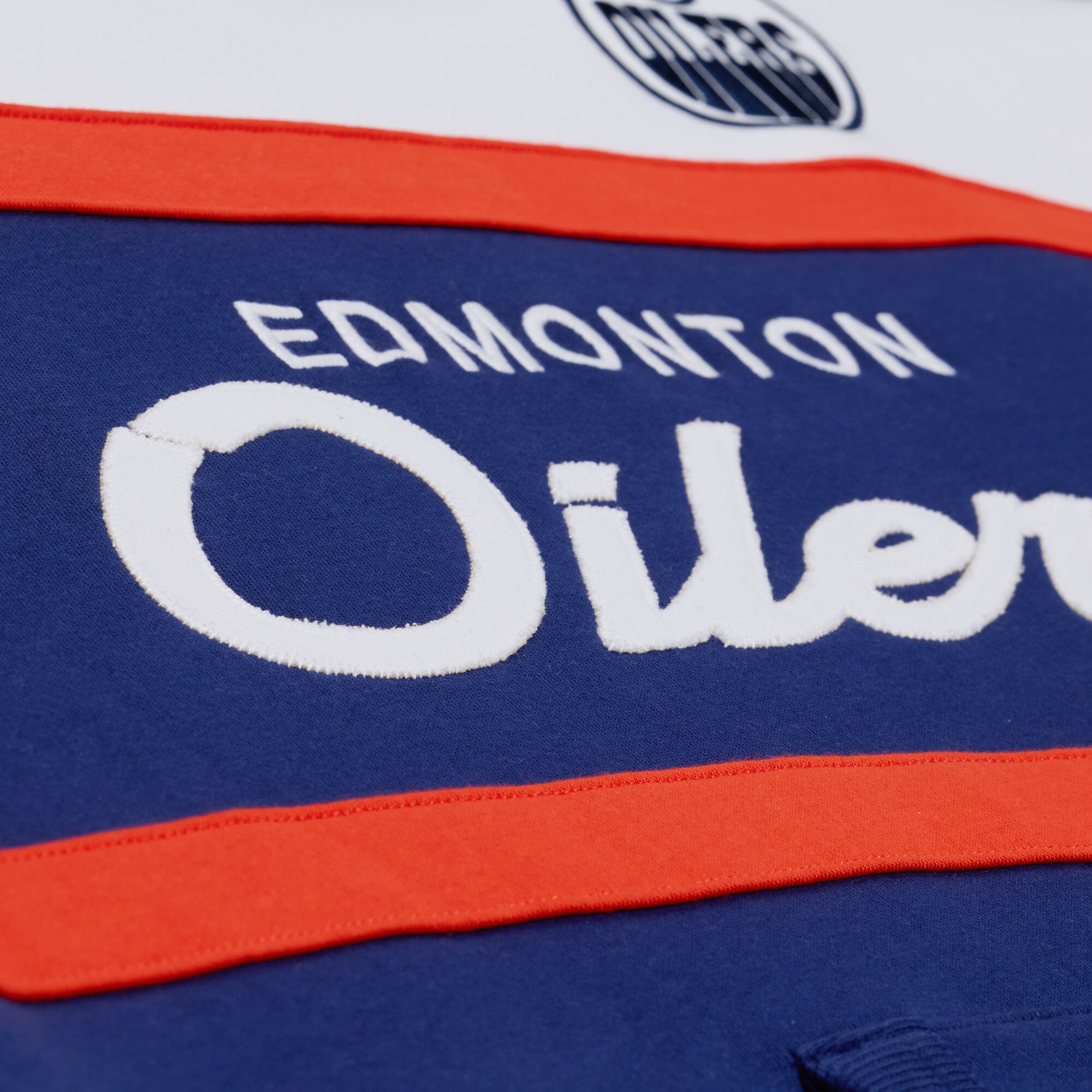 Men's Mitchell & Ness Navy Edmonton Oilers Head Coach Hoodie