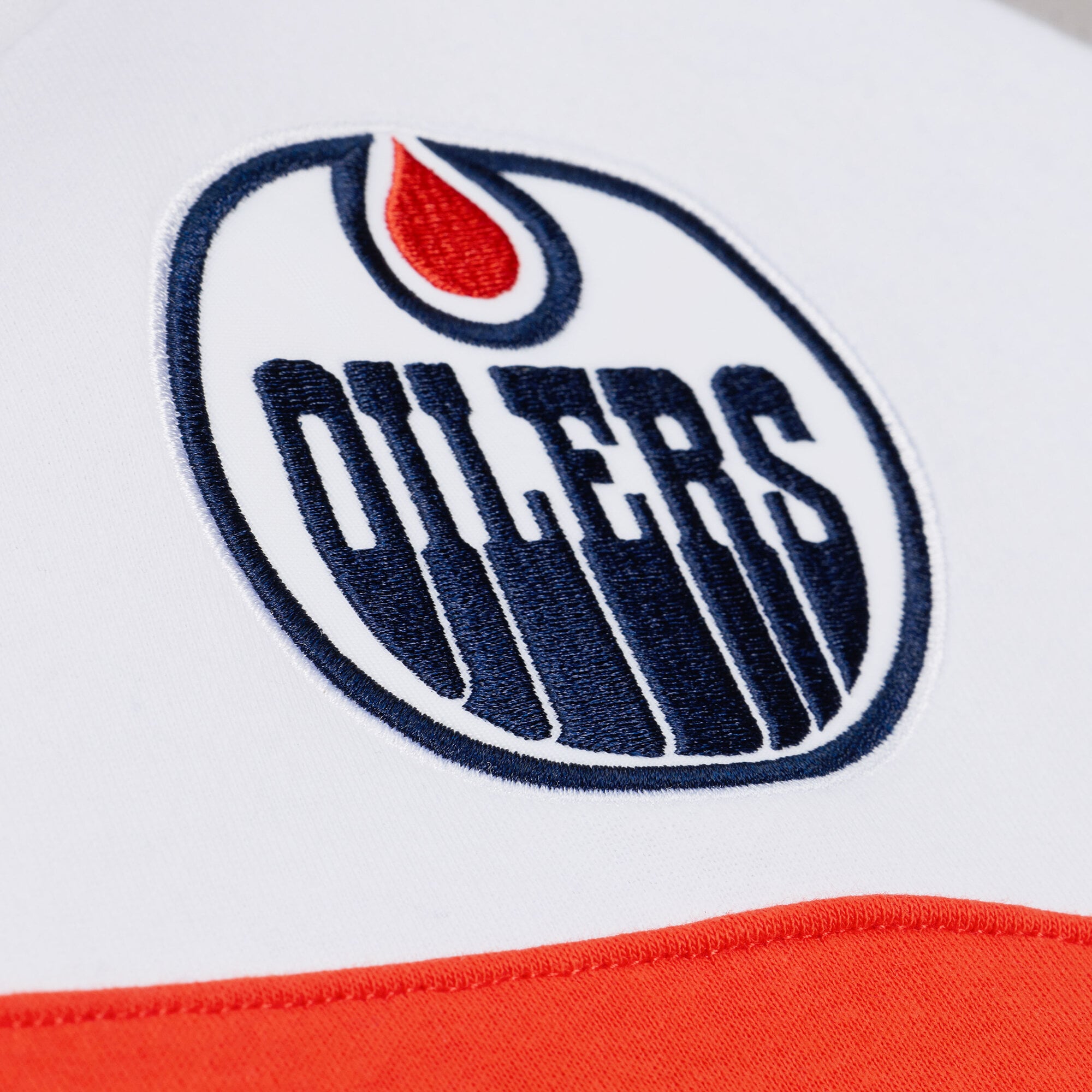 Men's Mitchell & Ness Navy Edmonton Oilers Head Coach Hoodie