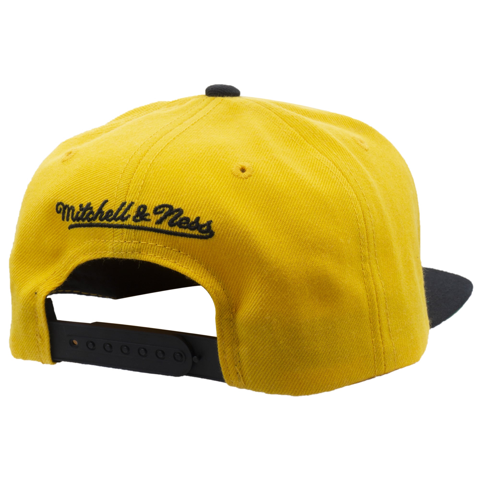 Casquette Snapback Étalon des Oilers d'Edmonton Mitchell & Ness jaune pour homme