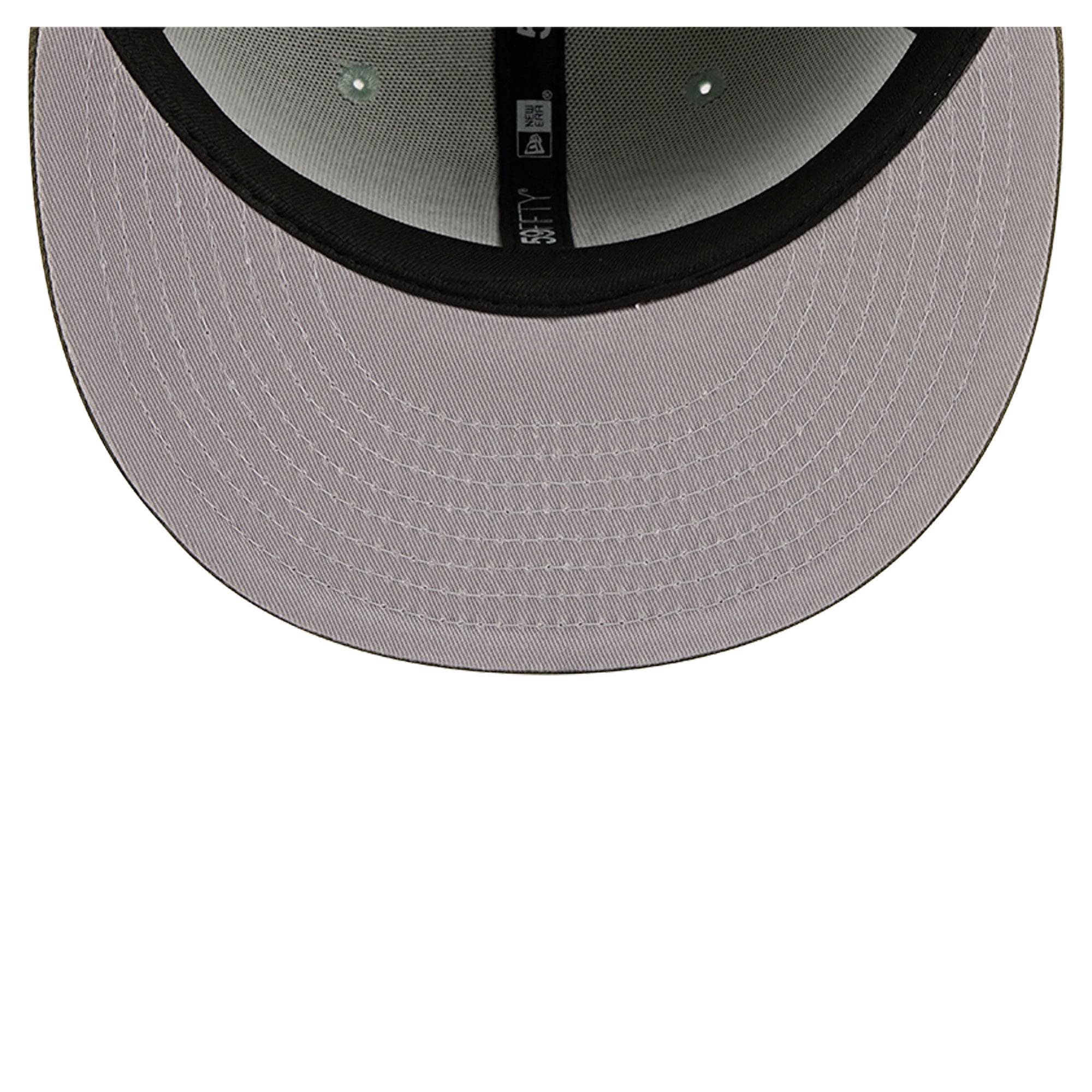 Casquette ajustée New Era Edmonton Oilers 59FIFTY pour homme, vert sauge/olive, coloris olive