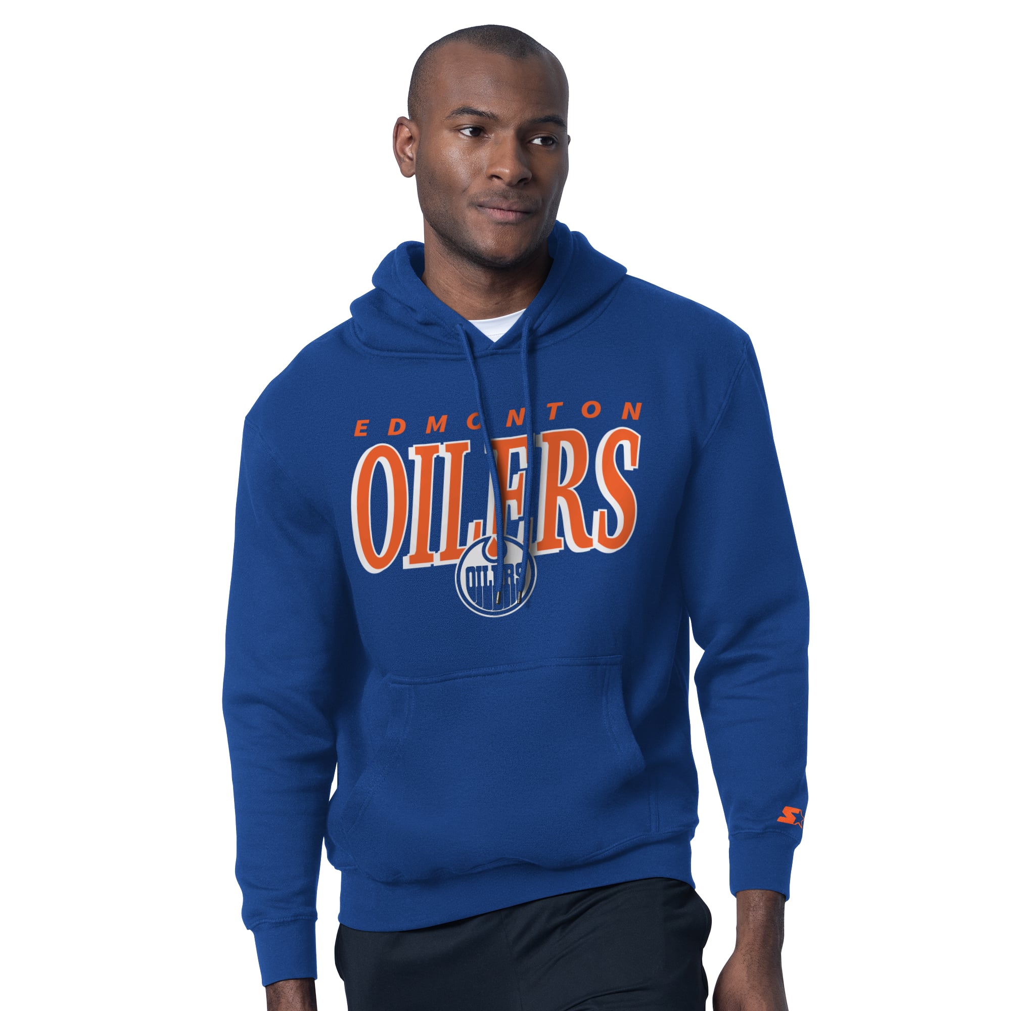 Ensemble sweat à capuche et t-shirt Starter Royal Edmonton Oilers pour homme