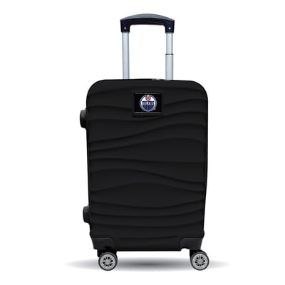 Edmonton Oilers MOJO Black Color Blitz Carry-On Hardcase Spinner Luggage
