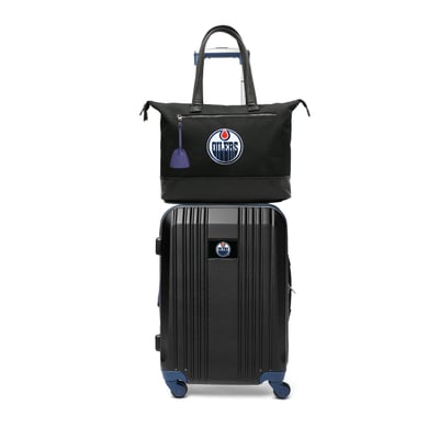 Edmonton Oilers MOJO Premium Laptop Tote Bag and Luggage Set