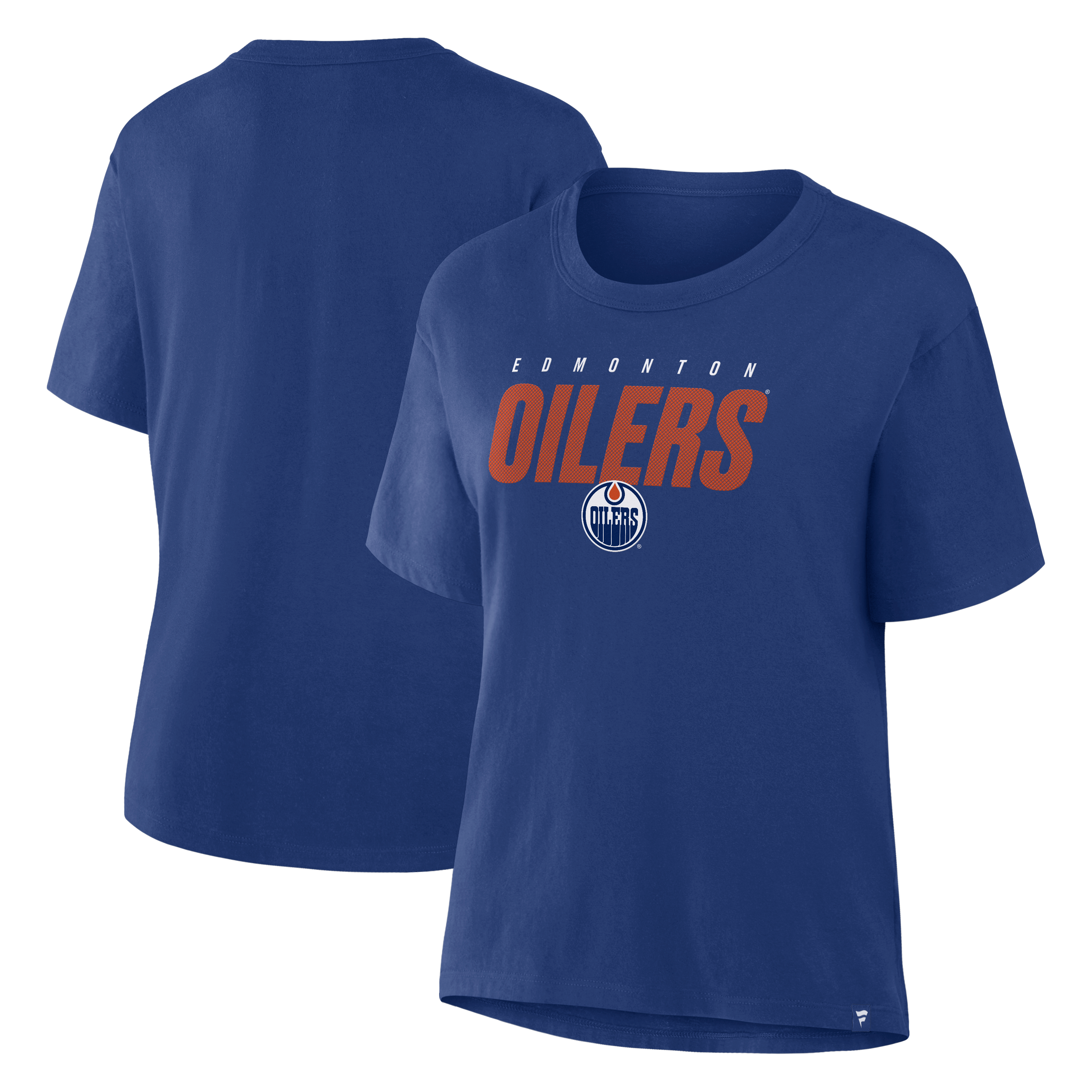 Women's Fanatics Royal Edmonton Oilers Fundamentals Legacy T-Shirt