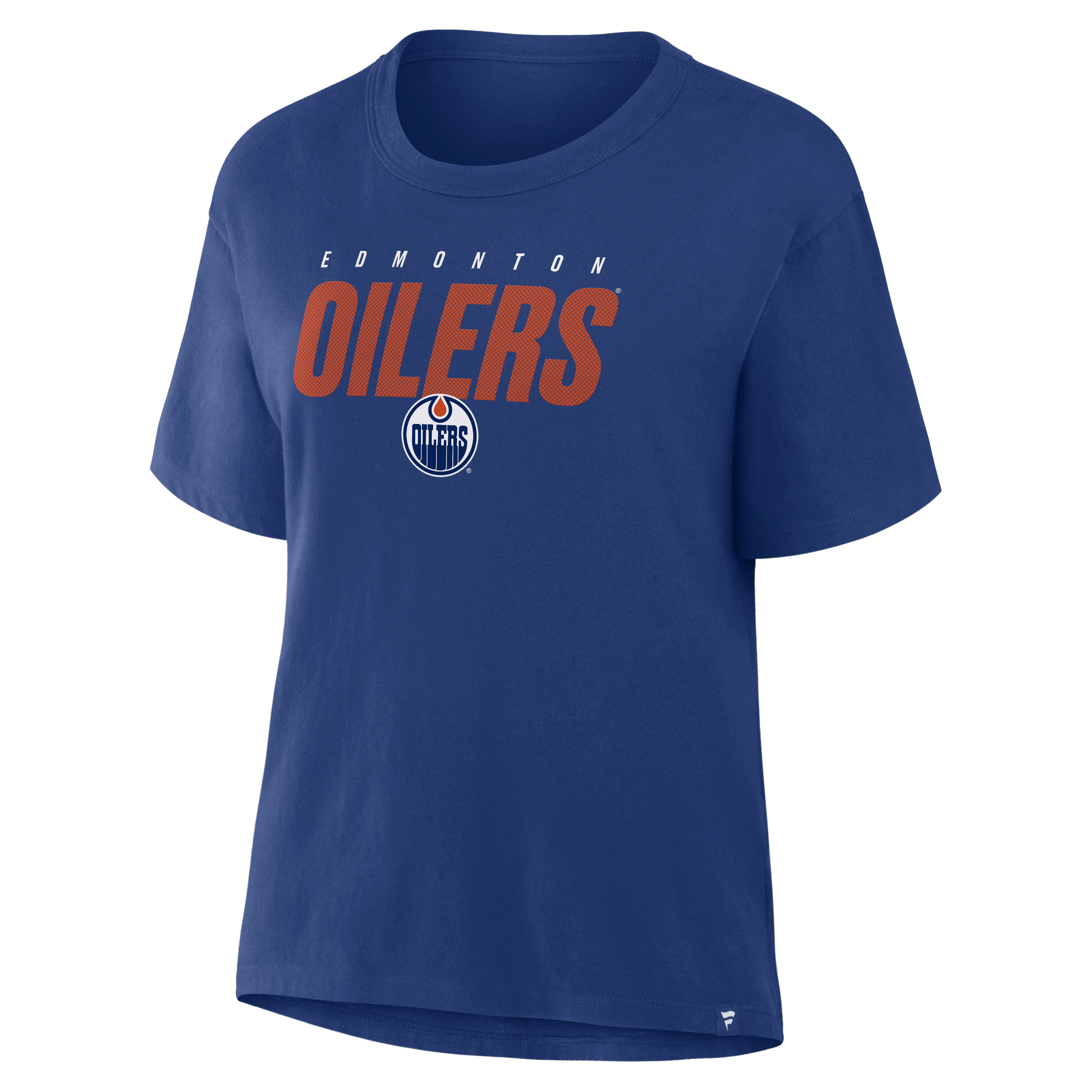 Women's Fanatics Royal Edmonton Oilers Fundamentals Legacy T-Shirt