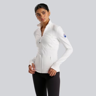 Women's Edmonton Oilers lululemon White Define Jacket *Luon™