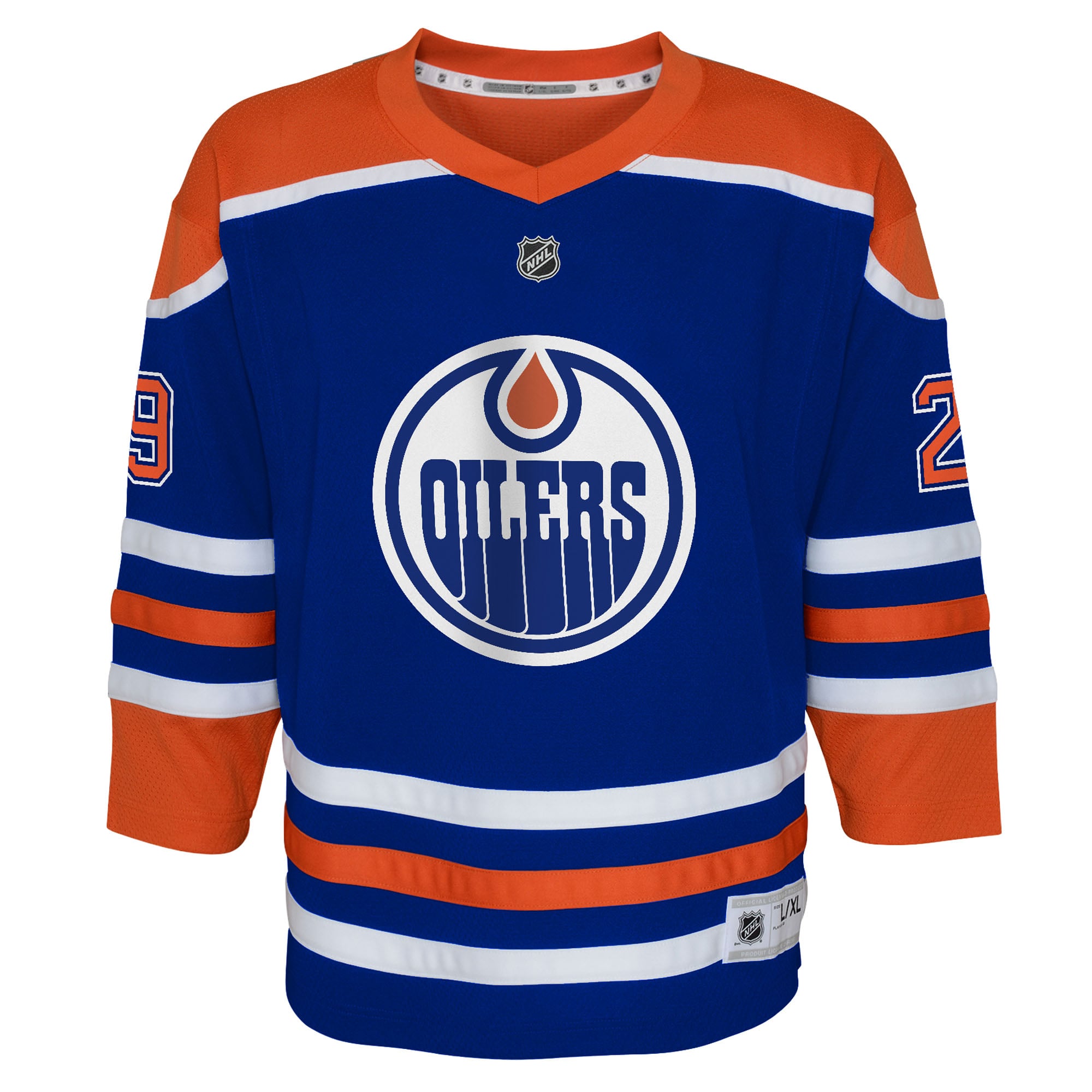 Maillot de joueur à domicile réplique pour jeunes Leon Draisaitl des Royal Edmonton Oilers