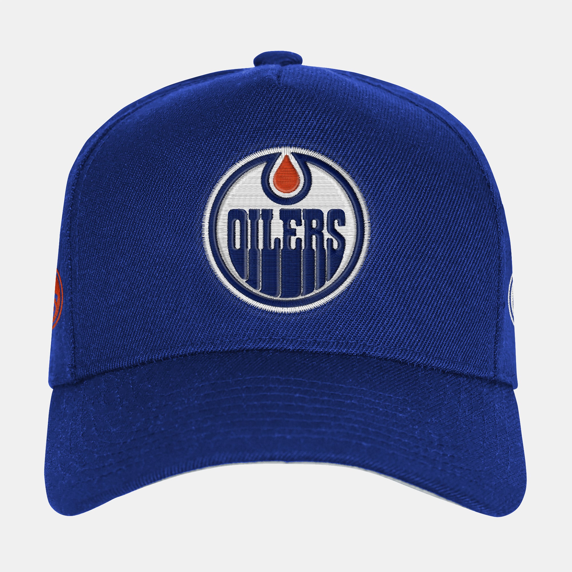 Youth Mitchell & Ness Royal Edmonton Oilers 404 Club Pro Pinch Adjustable Hat