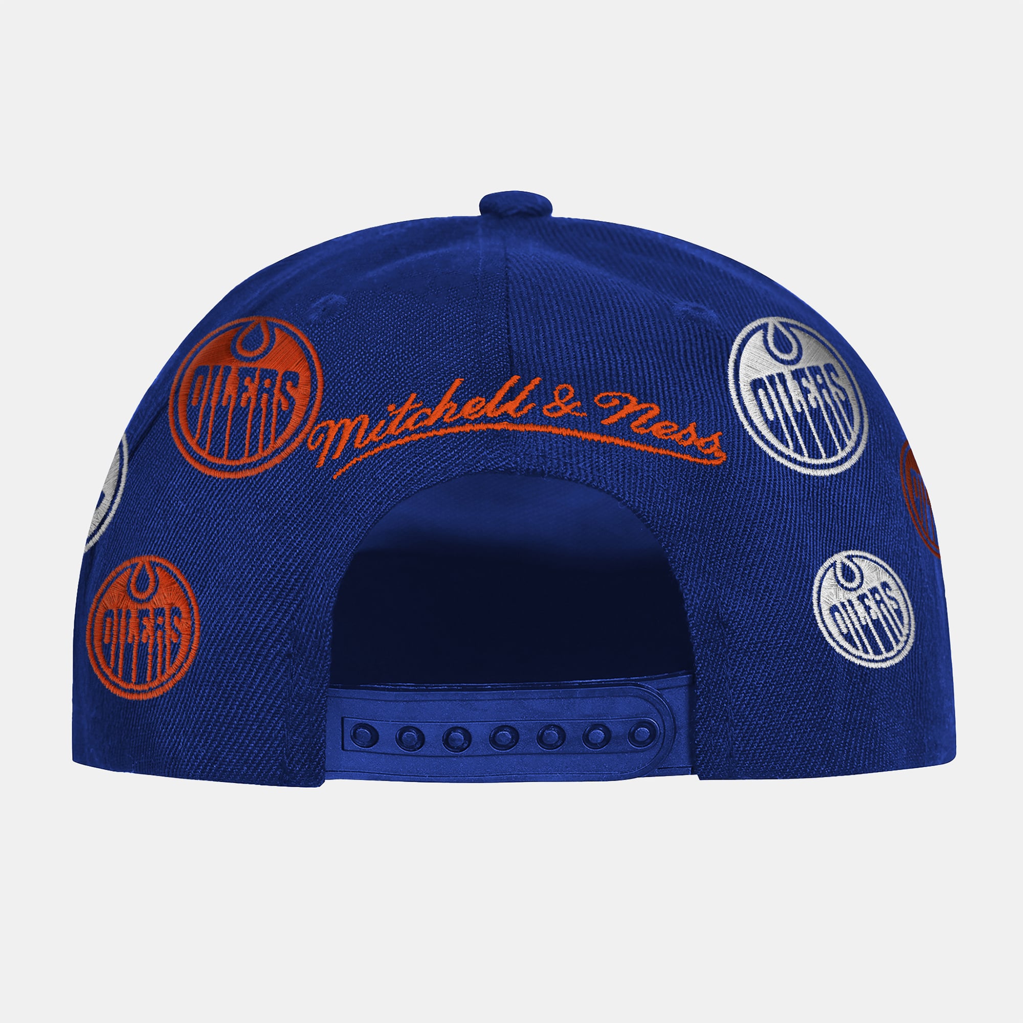 Youth Mitchell & Ness Royal Edmonton Oilers 404 Club Pro Pinch Adjustable Hat