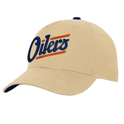 Youth Edmonton Oilers  Outerstuff Cream Third Jersey Pre-Curved Snapback Hat