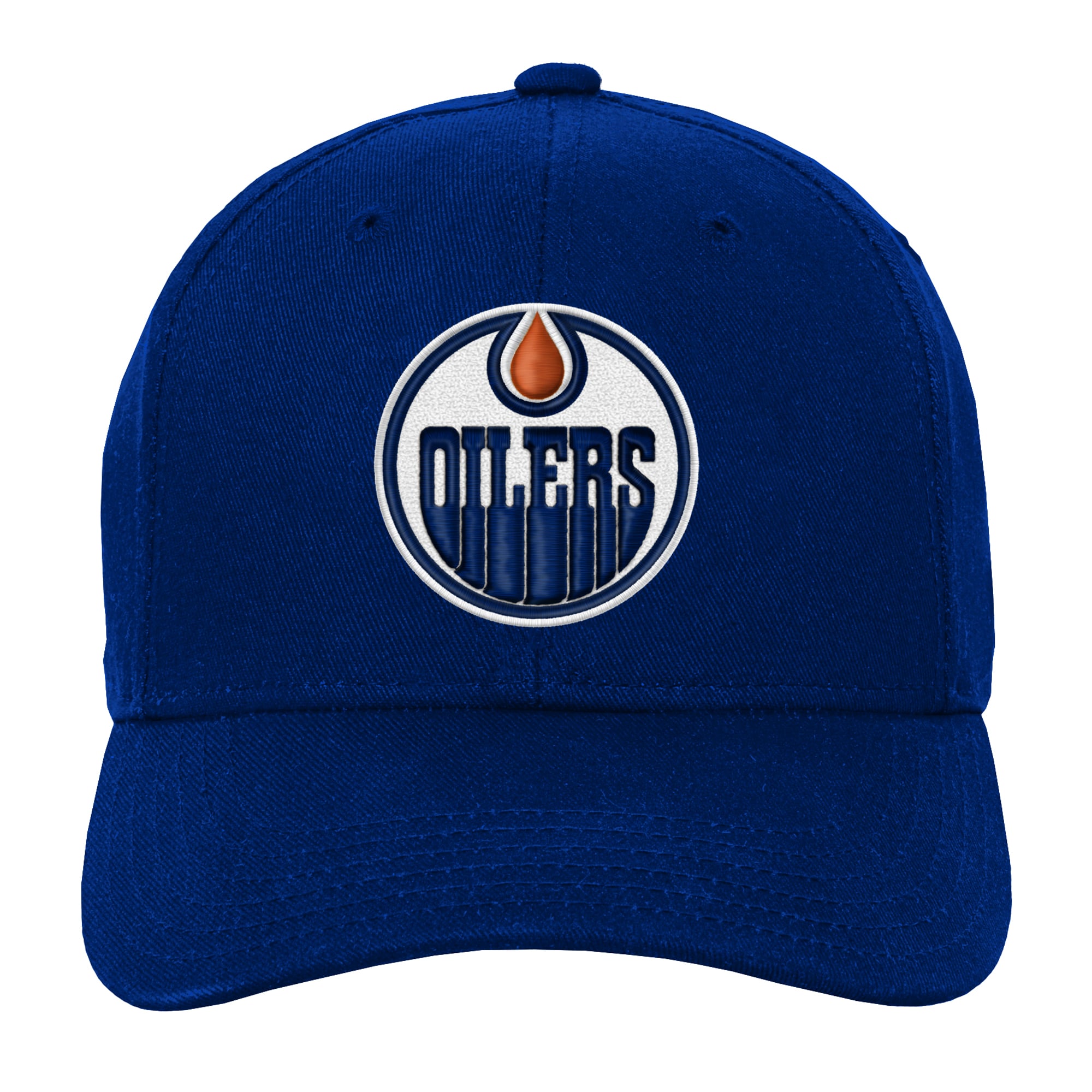 Casquette flexible Outerstuff pour jeunes avec logo des Royal Edmonton Oilers