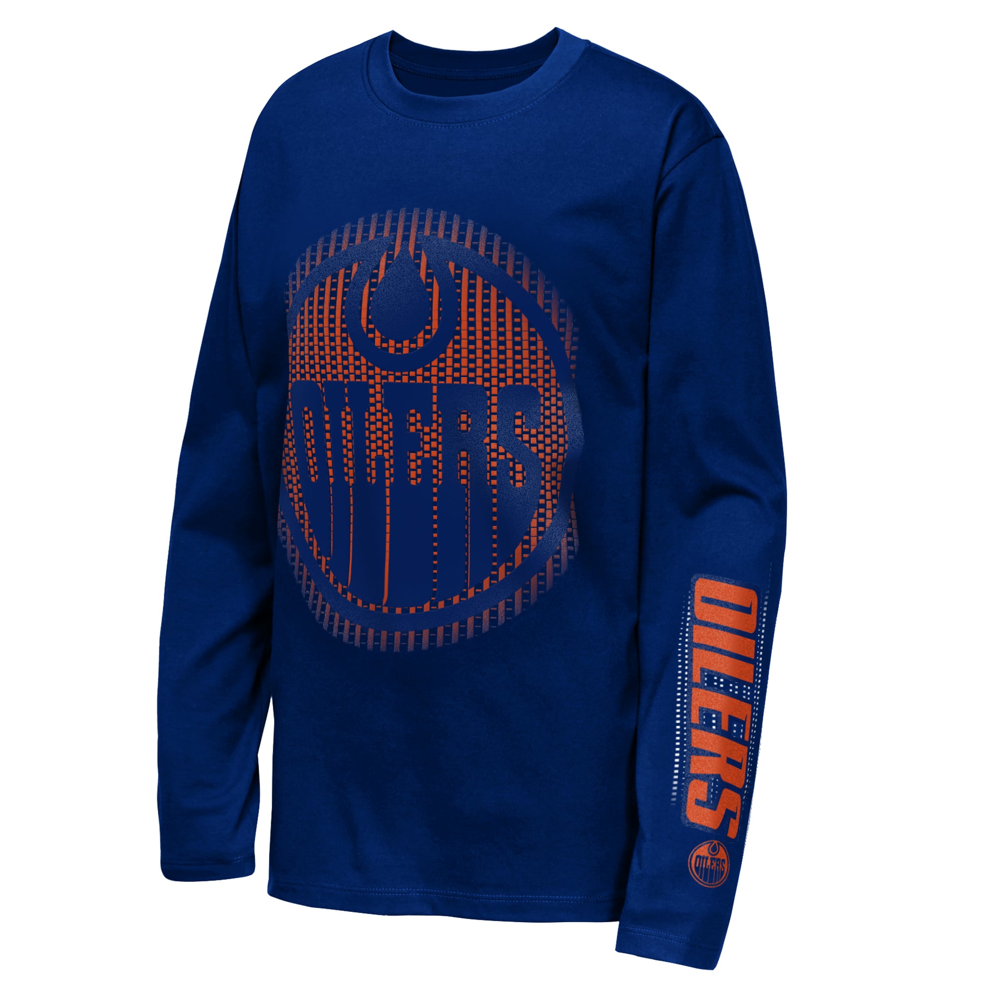 T-shirt à manches longues Youth Outerstuff Royal Edmonton Oilers Regroup & Reset
