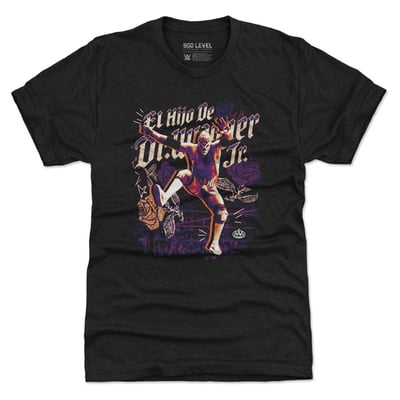 El Hijo de Dr. Wagner Jr. 500 Level Poster Premium Tri-Blend T-Shirt - Black