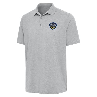 El Paso Locomotive FC Antigua Par 3 Polo - Heather Gray