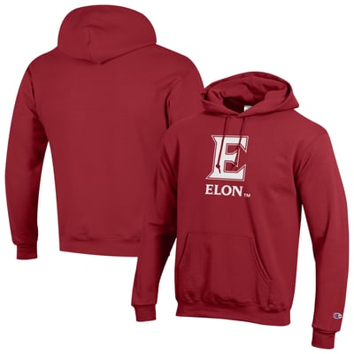 Elon Phoenix Champion  Eco Powerblend Hoodie - Maroon