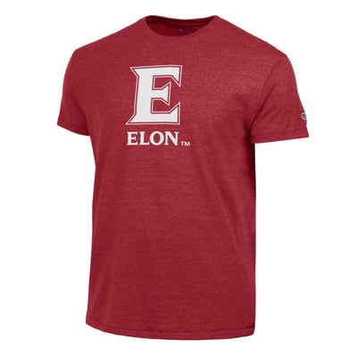 Elon Phoenix Champion  Ultimate Tri-Blend T-Shirt - Maroon