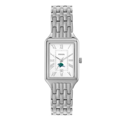Endicott College Fossil Women's Raquel Three-Hand Date Stainless Steel Watch