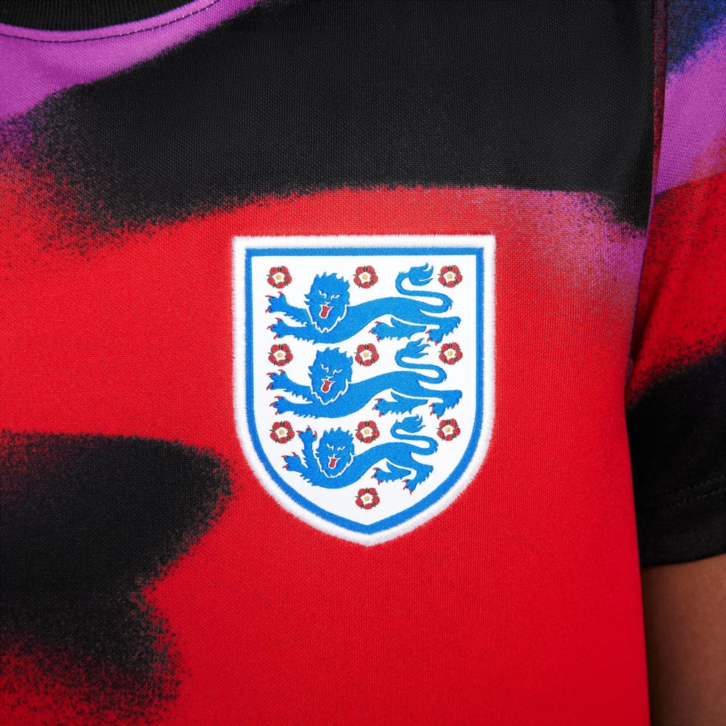 England Lionesses Nike Pre Match Top 2025 - Blue - Kids