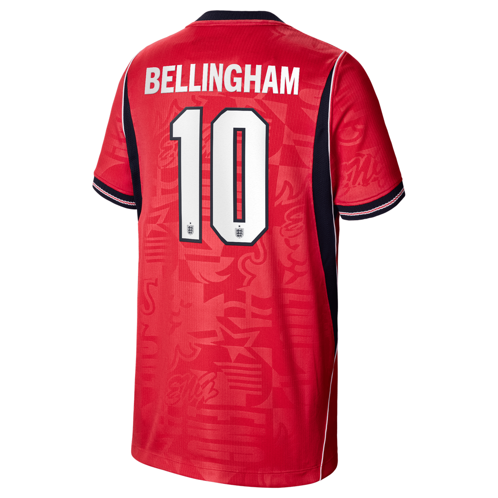 England Nike Away Stadium Shirt 2026 - Kids with Bellingham 10 