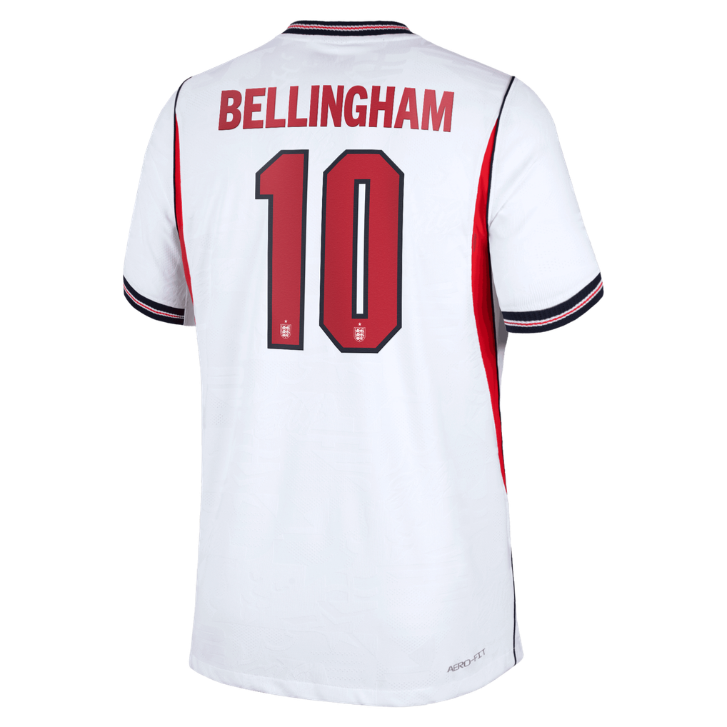 England Nike Home Aero-FIT Match Shirt 2026 with Bellingham 10 