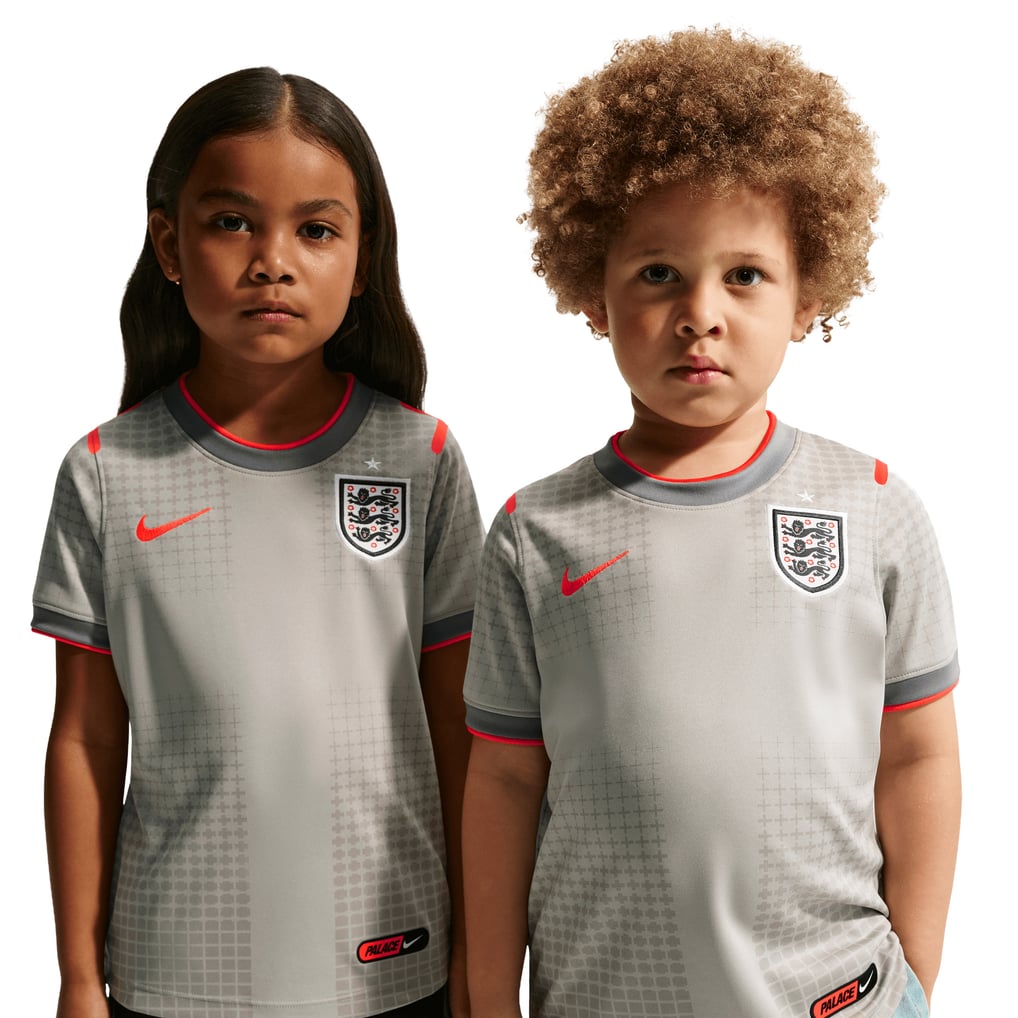 England Nike x Palace Pre Match Top - Pewter Grey - Little Kids