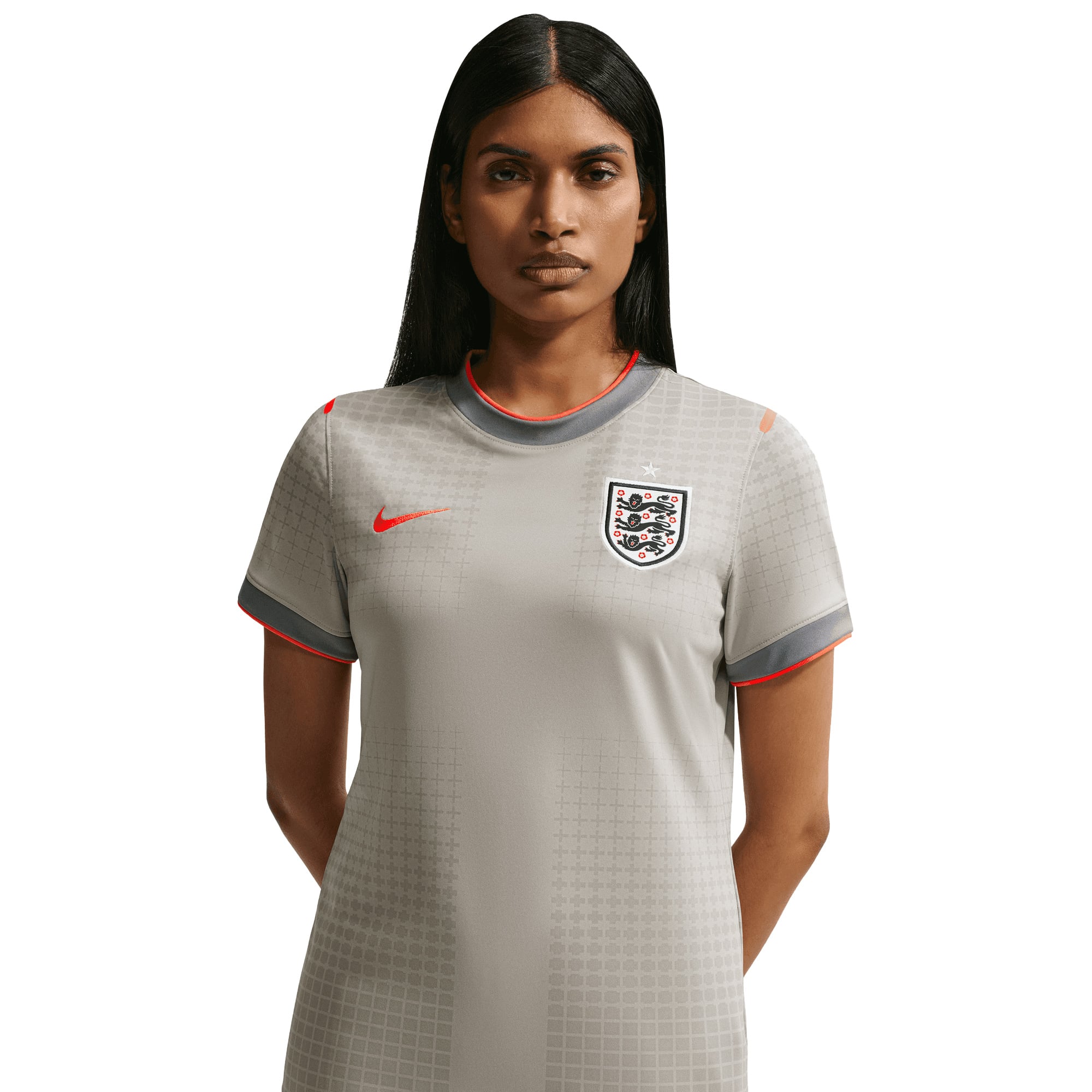 England Nike x Palace Pre Match Top - Pewter Grey - Womens