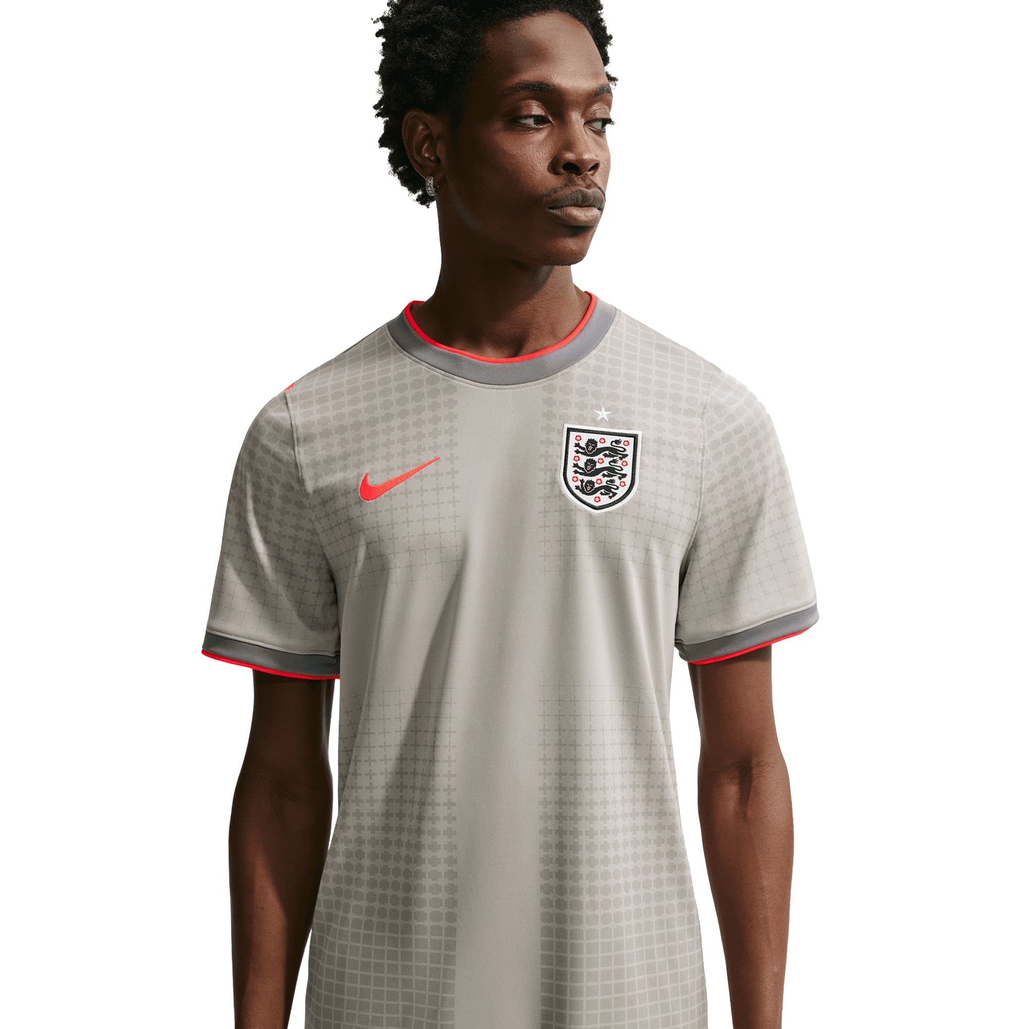 England Nike x Palace Pre Match Top - Pewter Grey