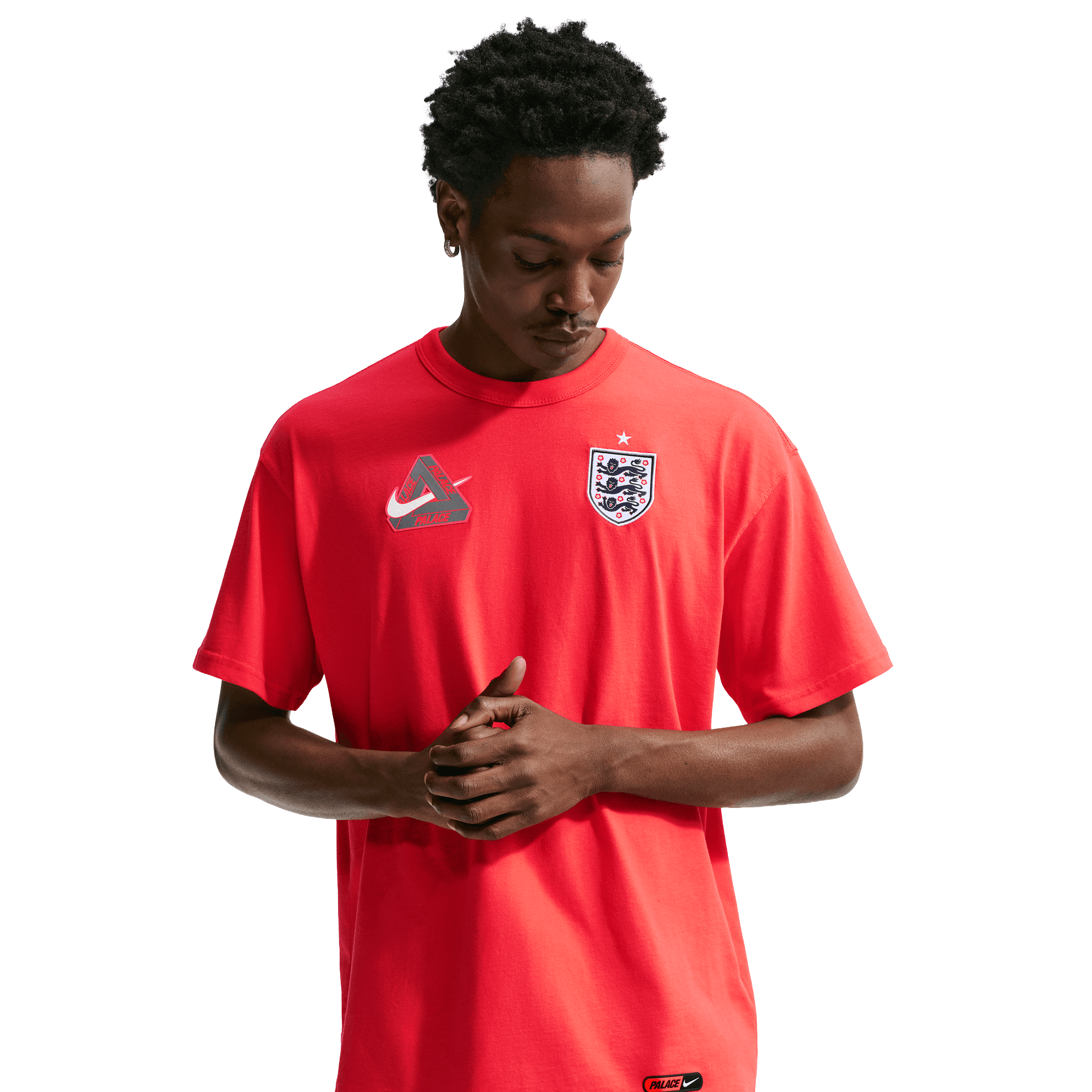 England Nike x Palace Premium T-Shirt - Red