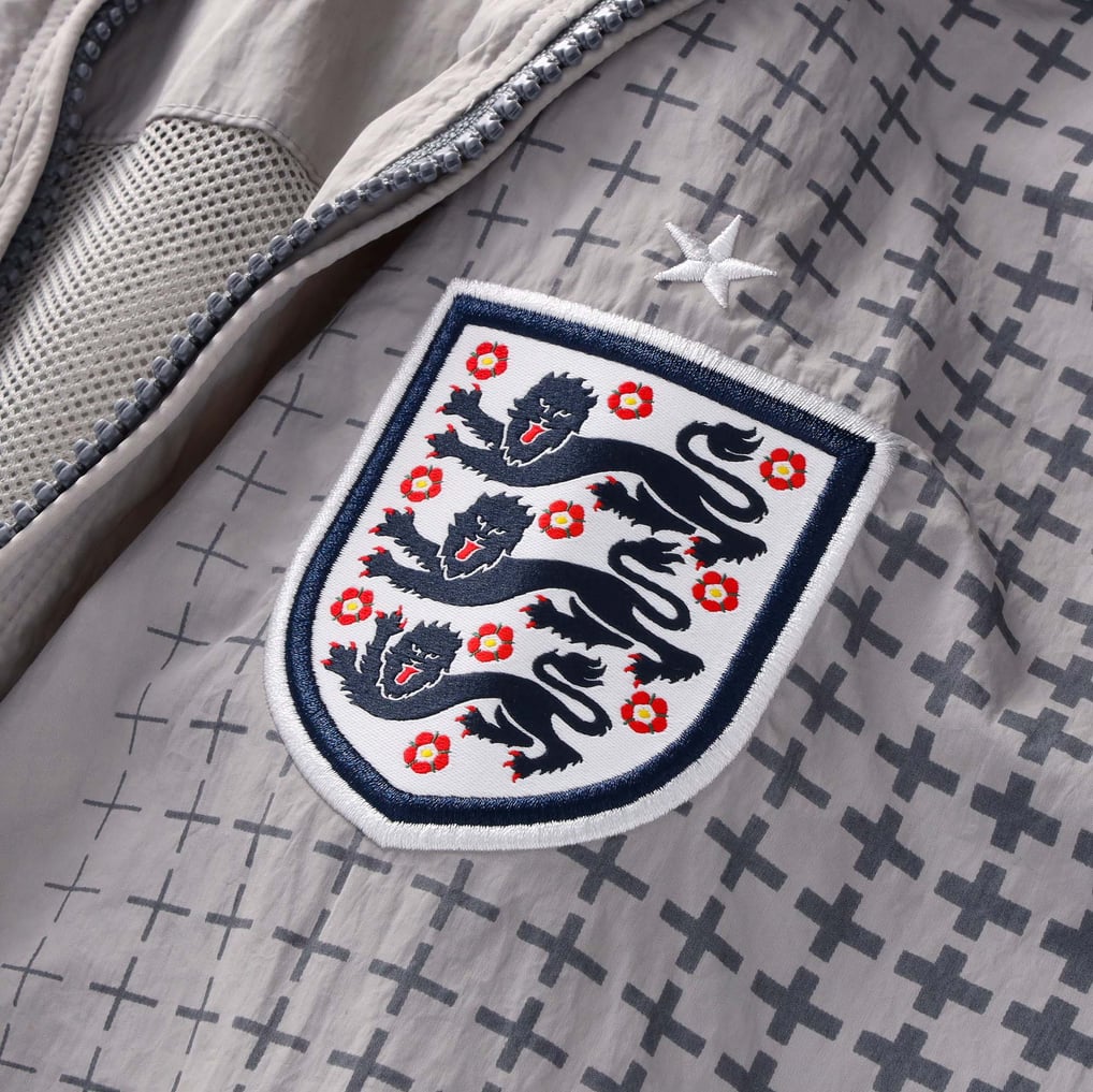 England Nike x Palace Solo Swoosh Track Jacket - Pewter Grey