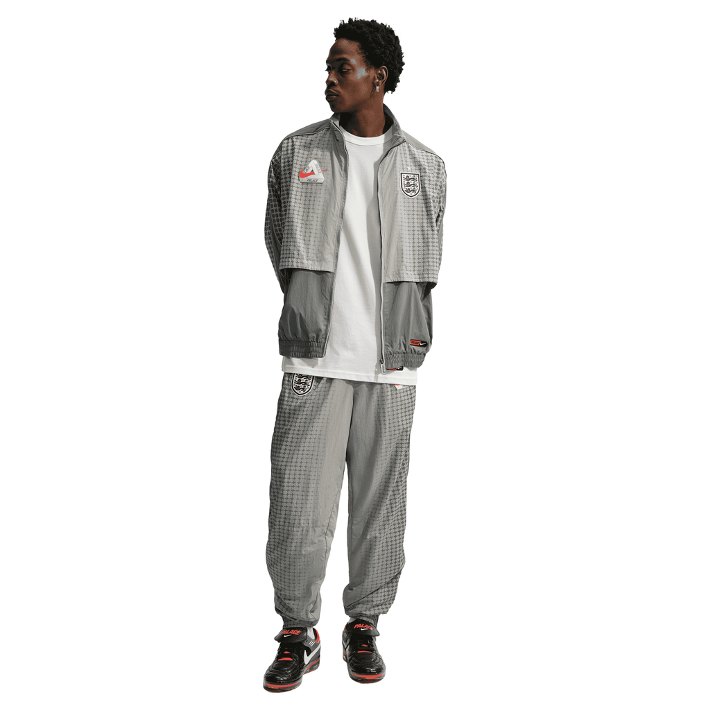England Nike x Palace Solo Swoosh Track Jacket - Pewter Grey