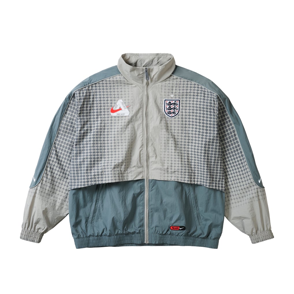 England Nike x Palace Solo Swoosh Track Jacket - Pewter Grey
