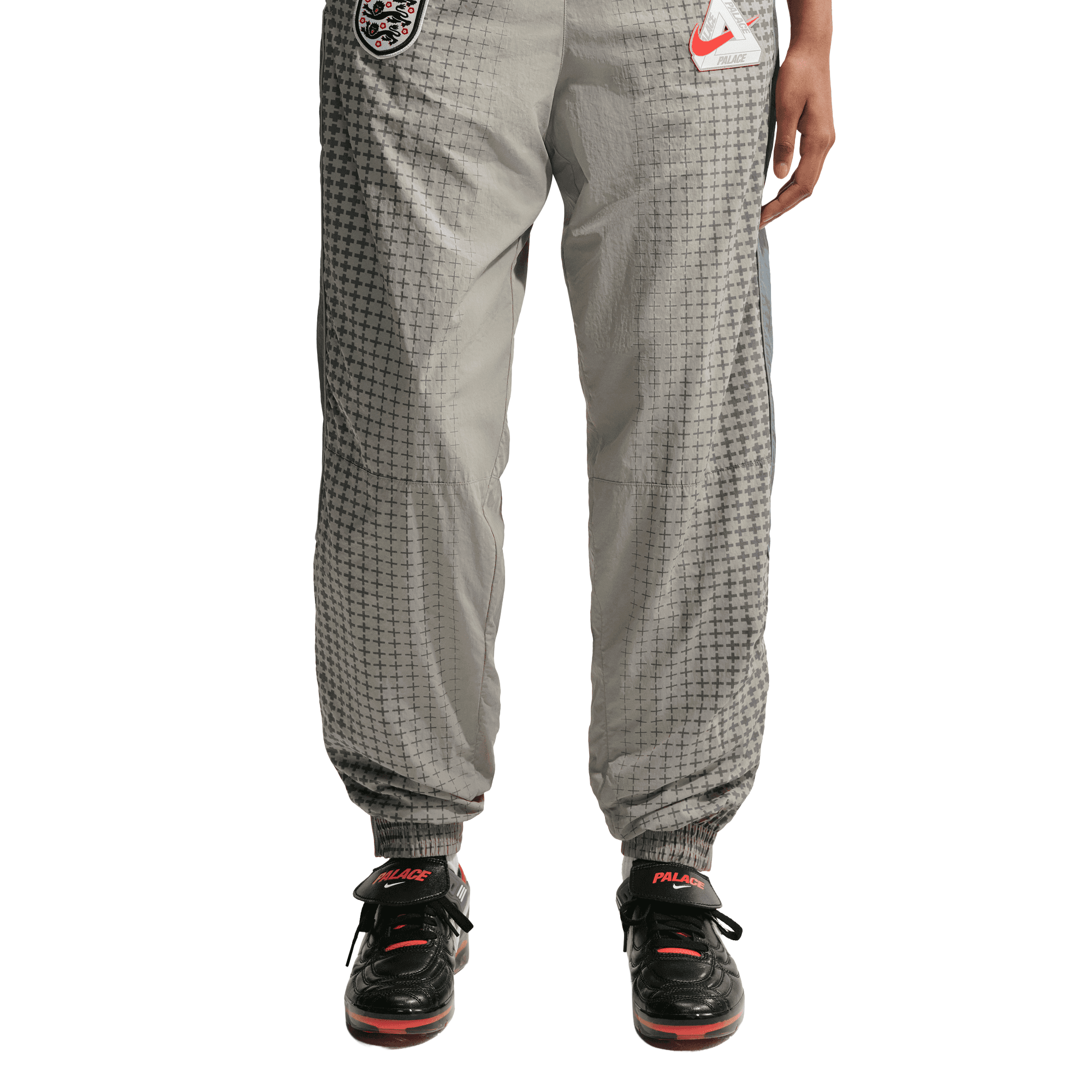 England Nike x Palace Solo Swoosh Track Pants - Pewter Grey