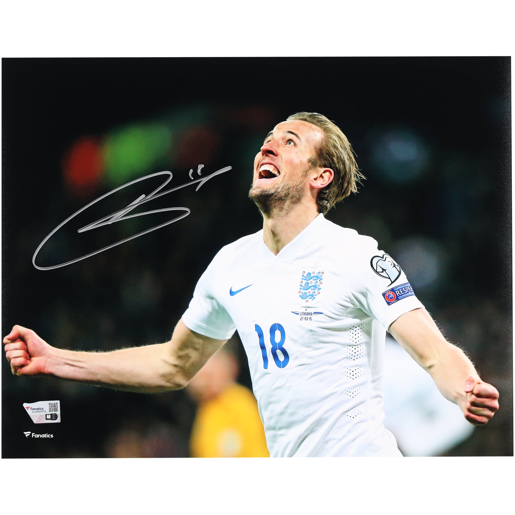 Kane Autograph Harry Kane England National Team Autographed 11