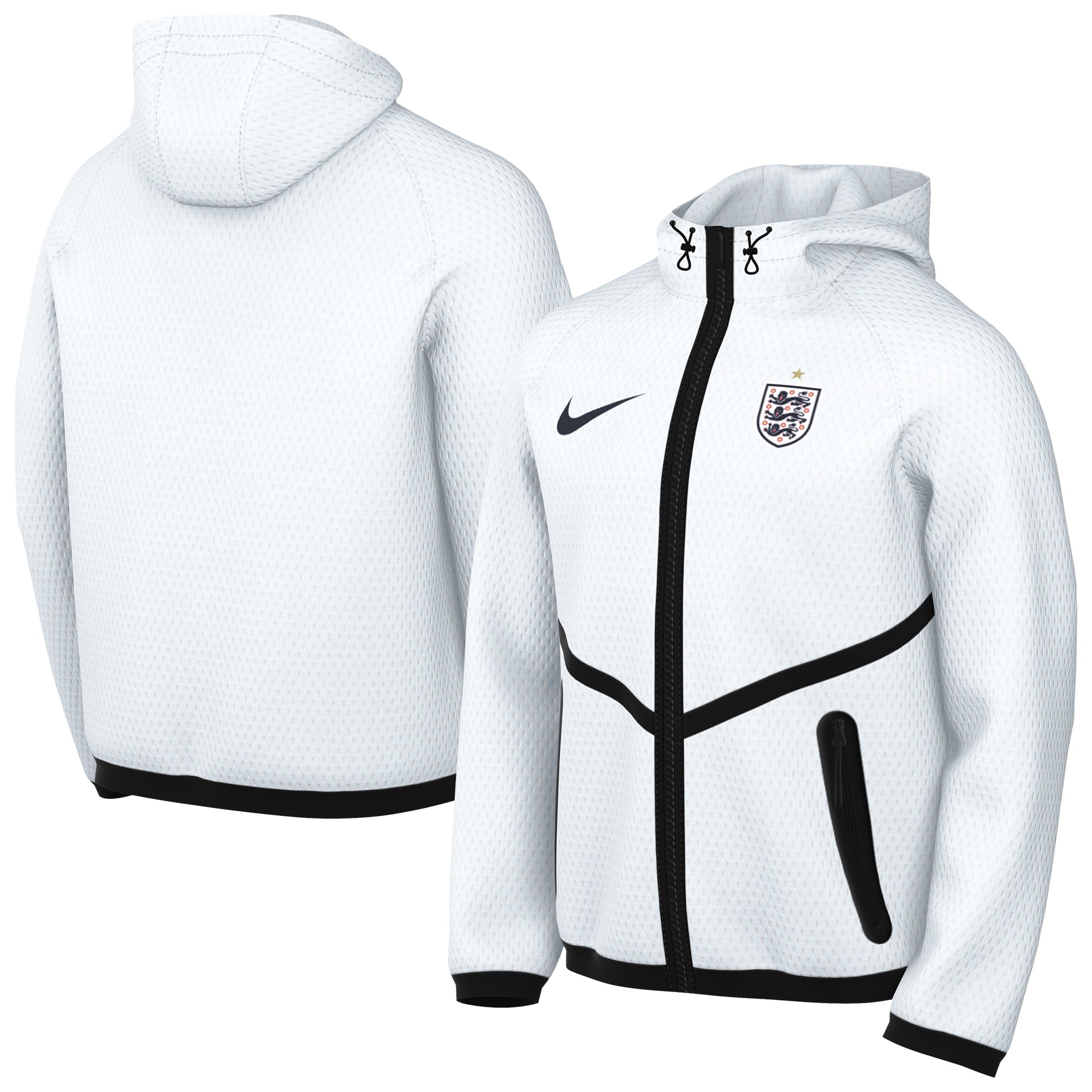 England National Team Nike 2026 Anthem Mesh Dri-FIT Full-Zip 