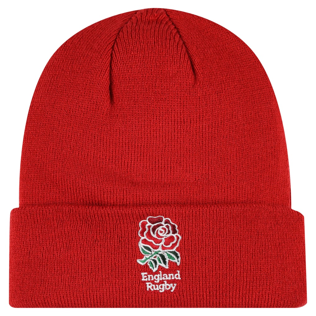 Football V Rugby England Rugby Cuffed Beanie - Red - Unisex