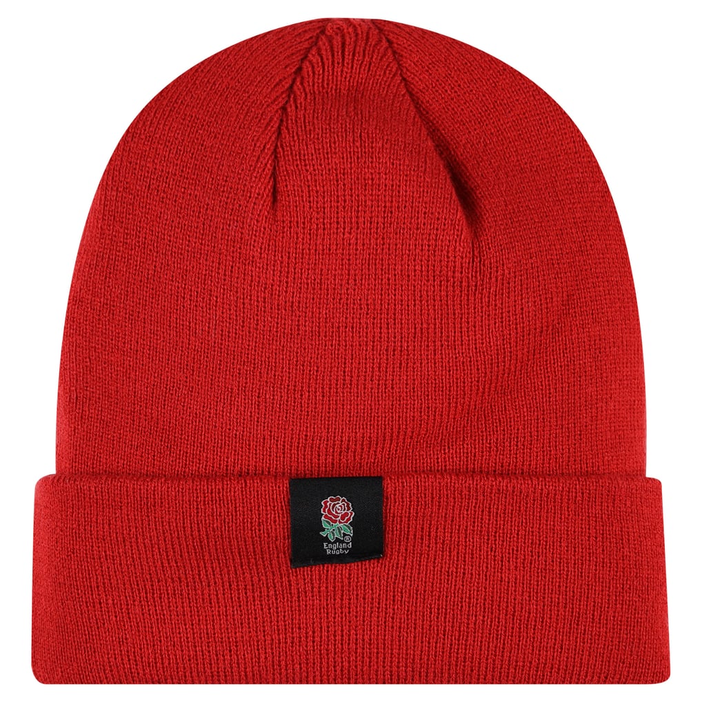 England Rugby Cuffed Beanie - Red - Unisex