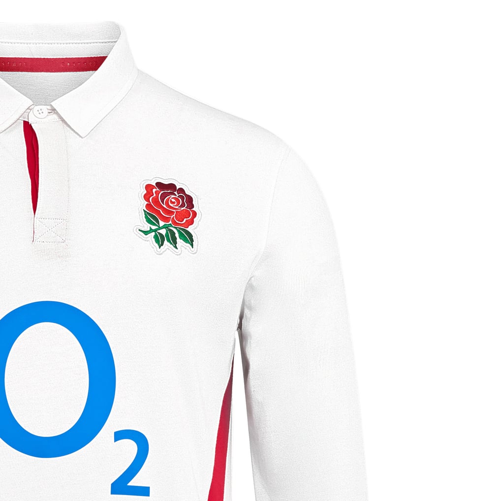 Maillot De Rugby Angleterre Années 90 - Manches Longues, Coton, Taille L - Occasion
