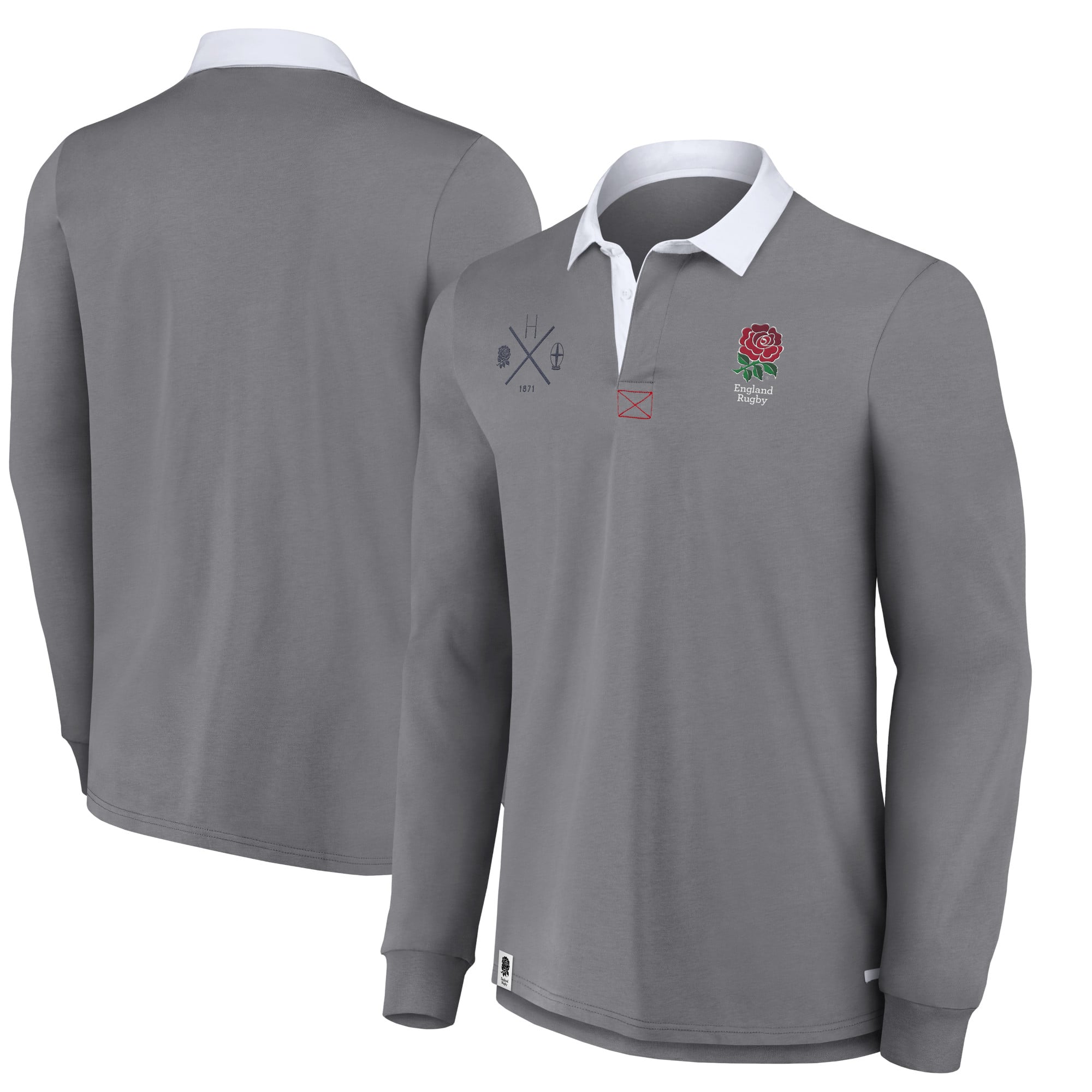 England Rugby Iconic Rugby Shirt - Grey