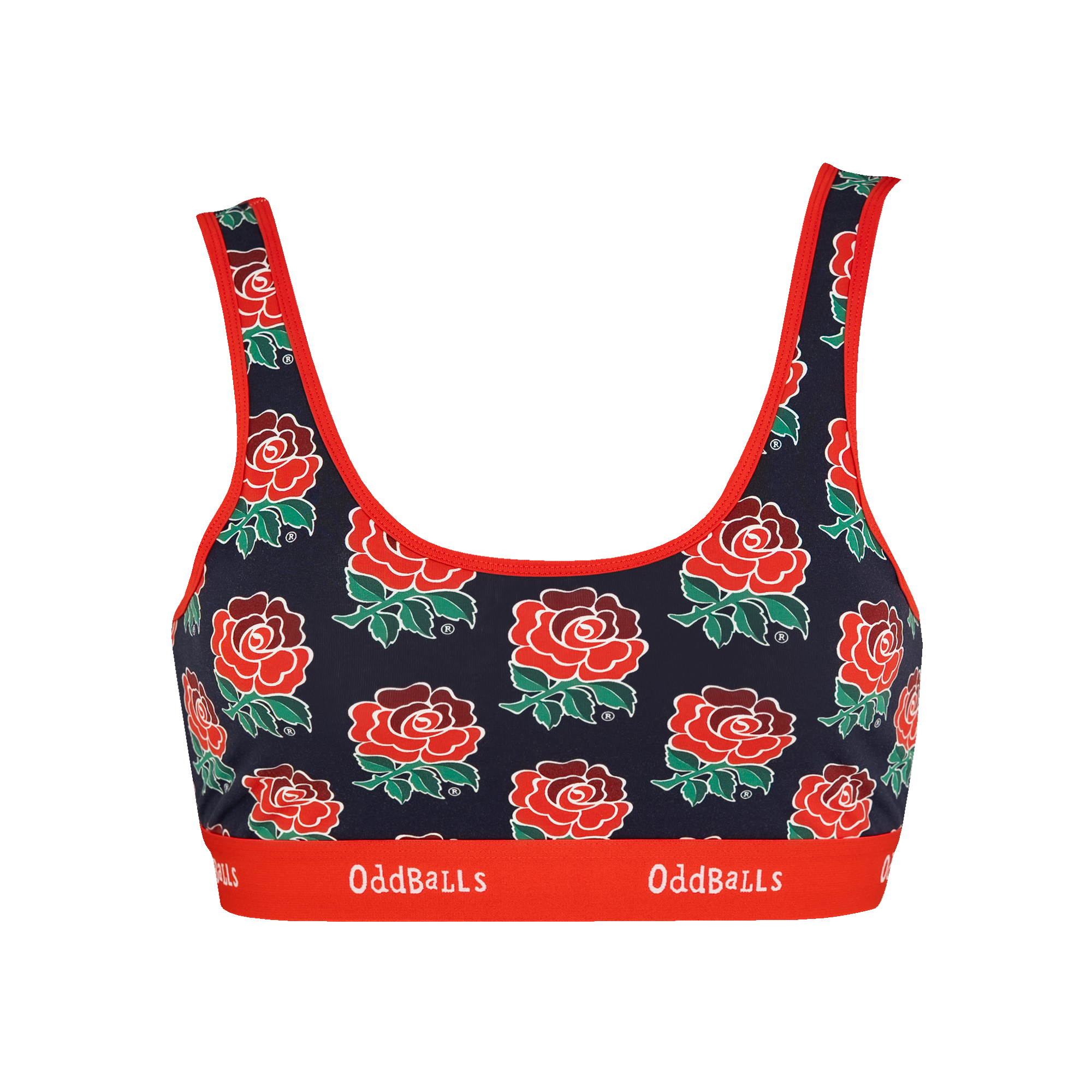 Rubby Football England Rugby Oddballs 2026/27 Womens Bralette - Navy