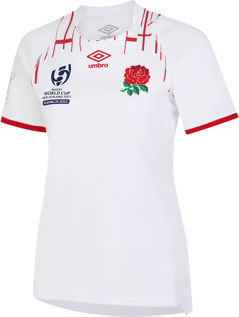 Red Roses Jersey England Rugby Red Roses WRWC Home Replica Jersey - Womens