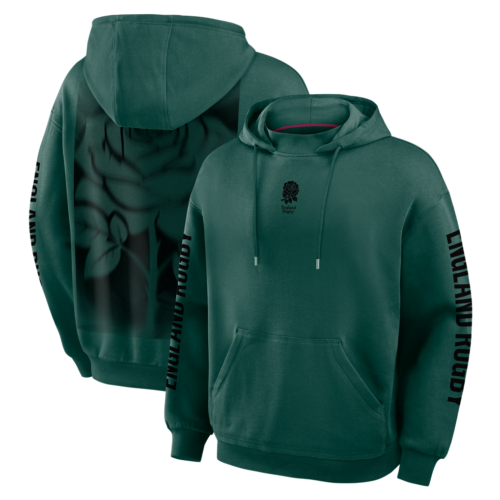 England Rugby Street Oversized Hoodie - Green