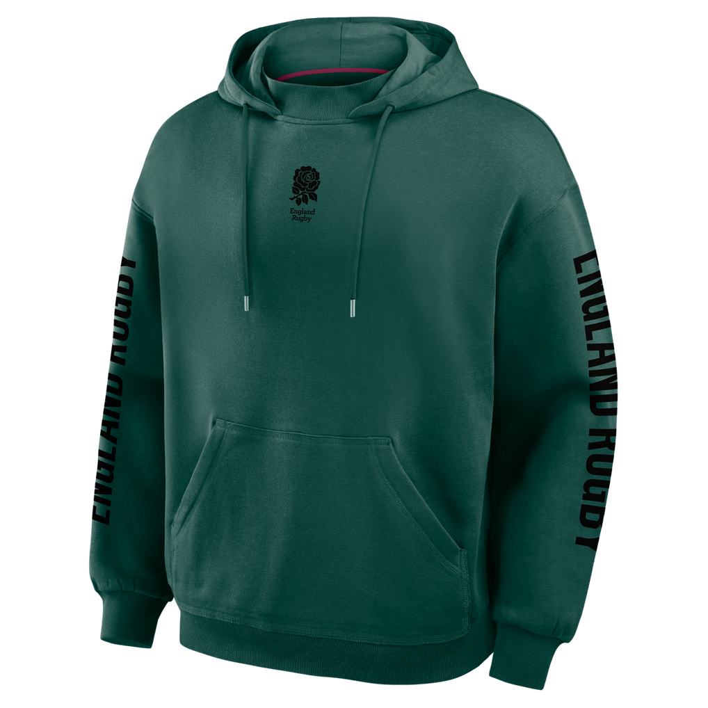 England Rugby Street Oversized Hoodie - Green