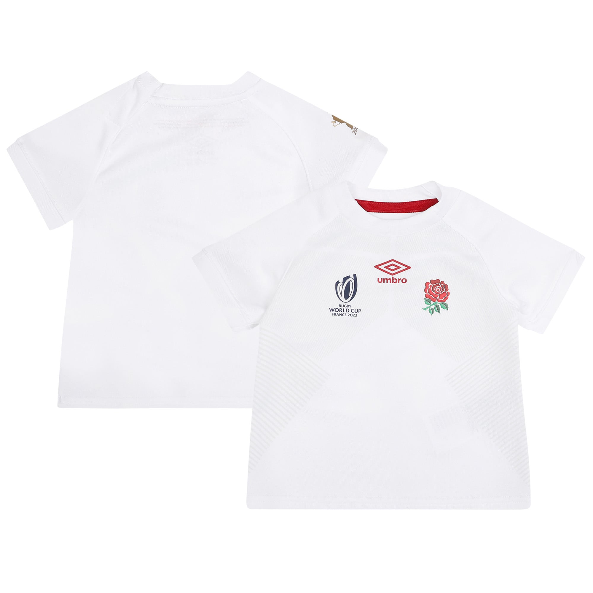 Maglietta Rugby England Umbo Kids - Maglia Ufficiale RWC2023 - Foto 5