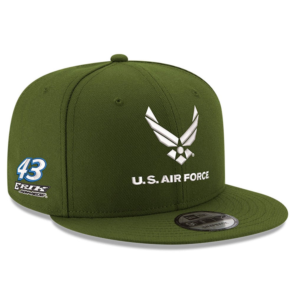 JONES キャップ グリーン Erik Jones New Era Air Force 9FIFTY Snapback Adjustable Hat - Green