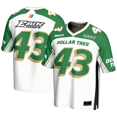  Erik Jones ProSphere Dollar Tree Football Jersey - White